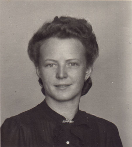 Hilde Wolfer, geb. Schwarz