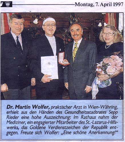 Dr. Martin Wolfer & Dr. Sepp Rieder (Stadtrat)