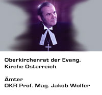 Vorstand das Evang. Presseverbandes Oberkirchenrat Prof. Mag. Jakob Wolfer