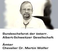 Bundeschefarzt der österr. Albert Schweitzer-Gesellschaft