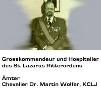 Goldene Verdienstmedaille der Republik Österreich Dr. Martin Wolfer